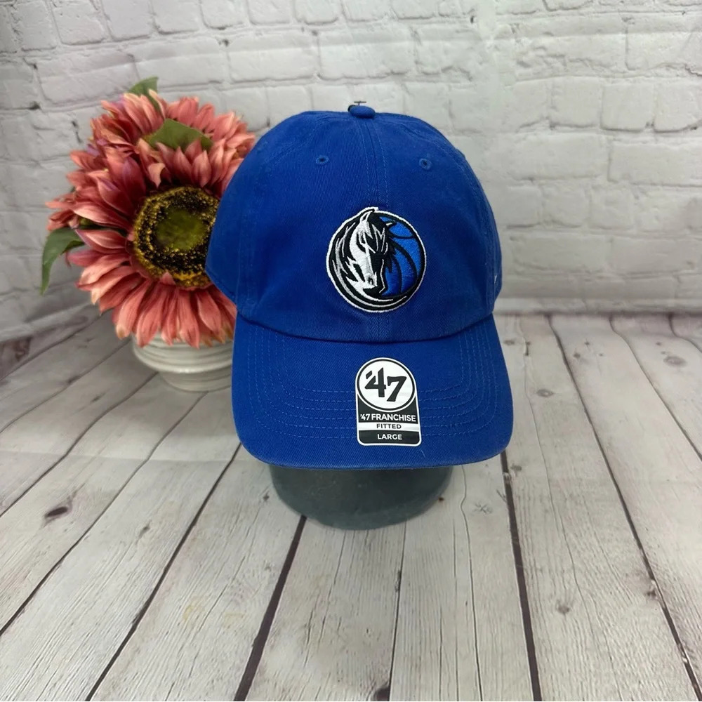 NWT '47 dallas mavericks baseball cap fitted size large NBA basketball hat